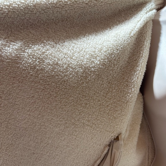 Ralph Lauren Tan Sherpa Suede Open Front Jacket, Women’s Petite XS fully linned - Picture 15 of 15